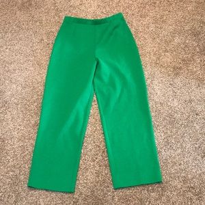 Vintage Act 3 60s Bright green pants womens small
